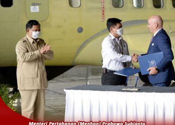 Prabowo Dukung Pemasaran Pesawat CN-235 ke Pasar Internasional Lewat Kunjungan PT DI