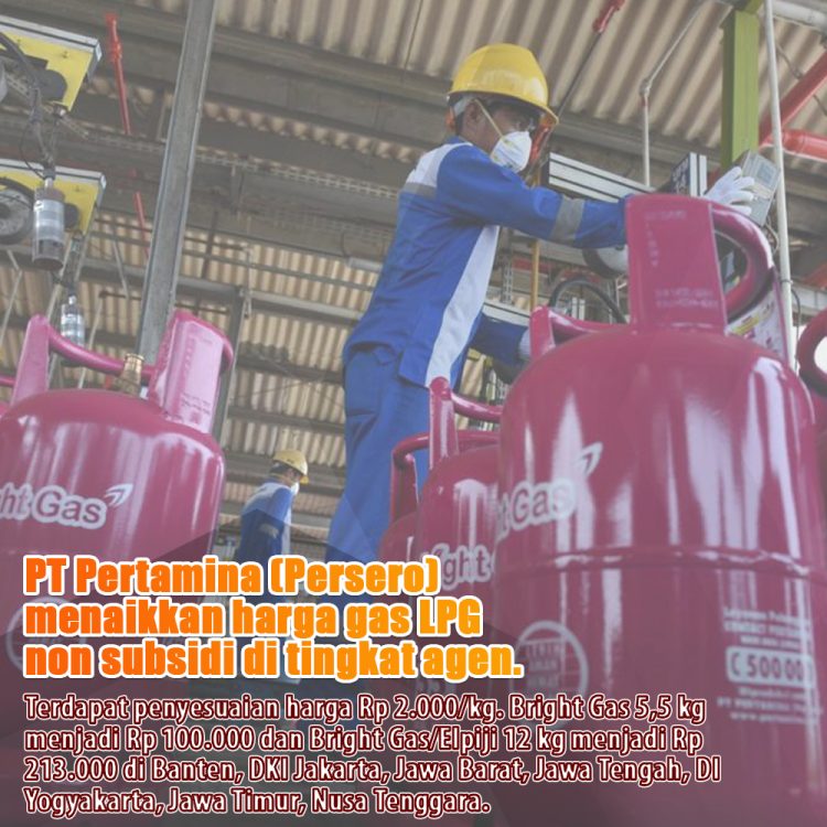 Kenaikan Harga LPG 12 Kg Tembus Rp 213.000