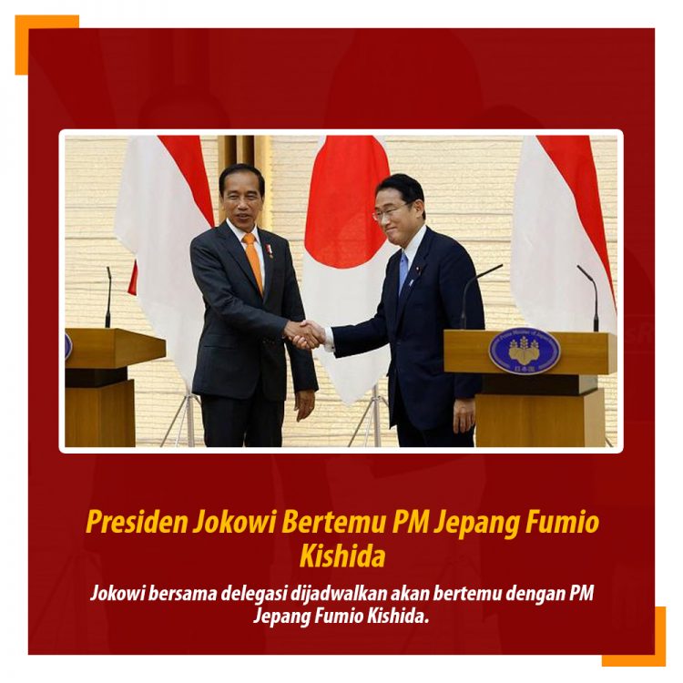 Presiden Jokowi Bertemu PM Jepang Fumio Kishida