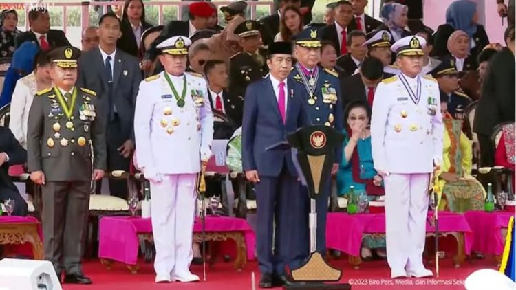 Jokowi Pimpin Upacara HUT ke-78 TNI di Monas Hari Ini