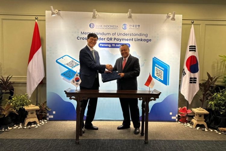Indonesia-Korea Kerja Sama Sistem Pembayaran Berbasis QR Code