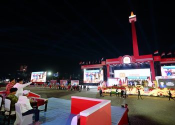 Presiden Prabowo Saksikan Karnaval Bersatu di Monas untuk Meriahkan HUT ke-80 RI