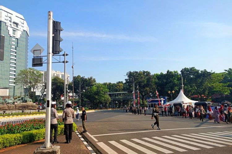 Rekayasa Lalu Lintas Monas Hari Ini