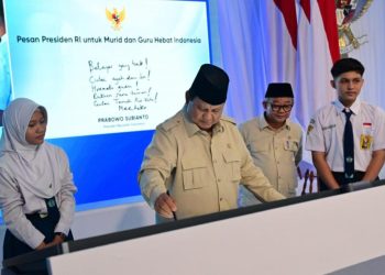 Presiden Prabowo Subianto luncurkan Program Digitalisasi Pembelajaran