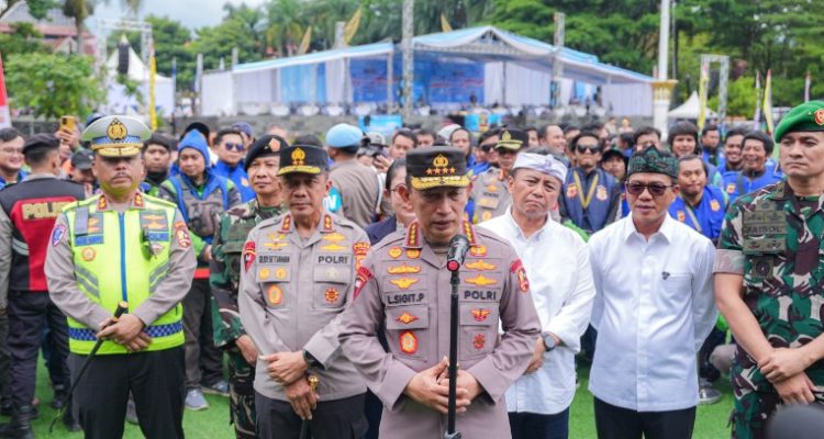 Apel Ojol di Bandung, Kapolri Ajak Driver Jadi Mitra Strategis Polri & Bangun Budaya Tertib Berlalu Lintas