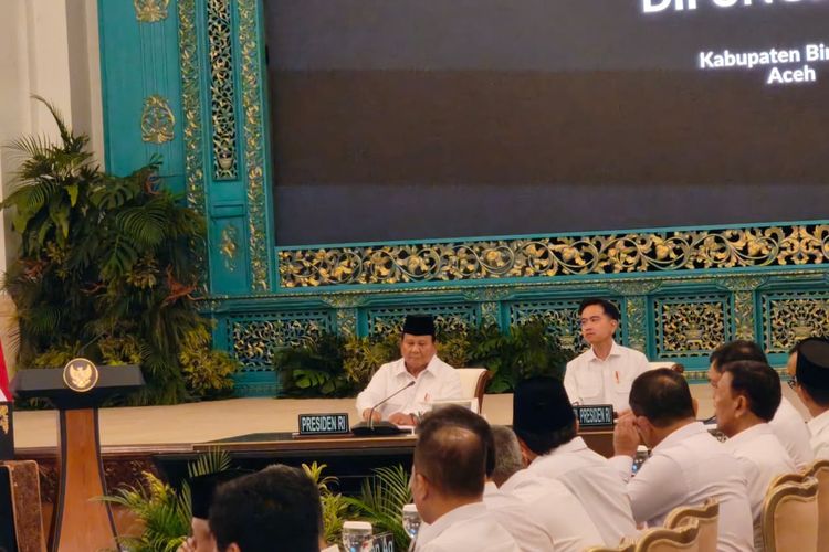 Presiden Prabowo Subianto Pastikan Rekonstruksi Dimulai Segera Akan Kunjungi Sumatera Minimal Sepekan Sekali