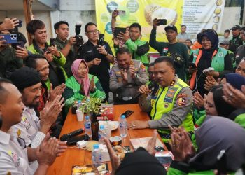 Warkop Ketan Punel Jadi Saksi Sinergi Polri dan Ojek Online, Kakorlantas Beri Apresiasi Tinggi