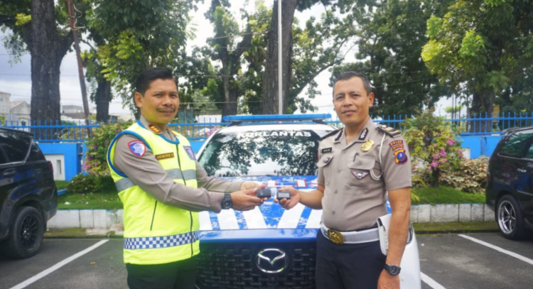 Korlantas Polri Kirim 8 Kendaraan Patroli untuk Perkuat Penanganan Bencana di Sumut