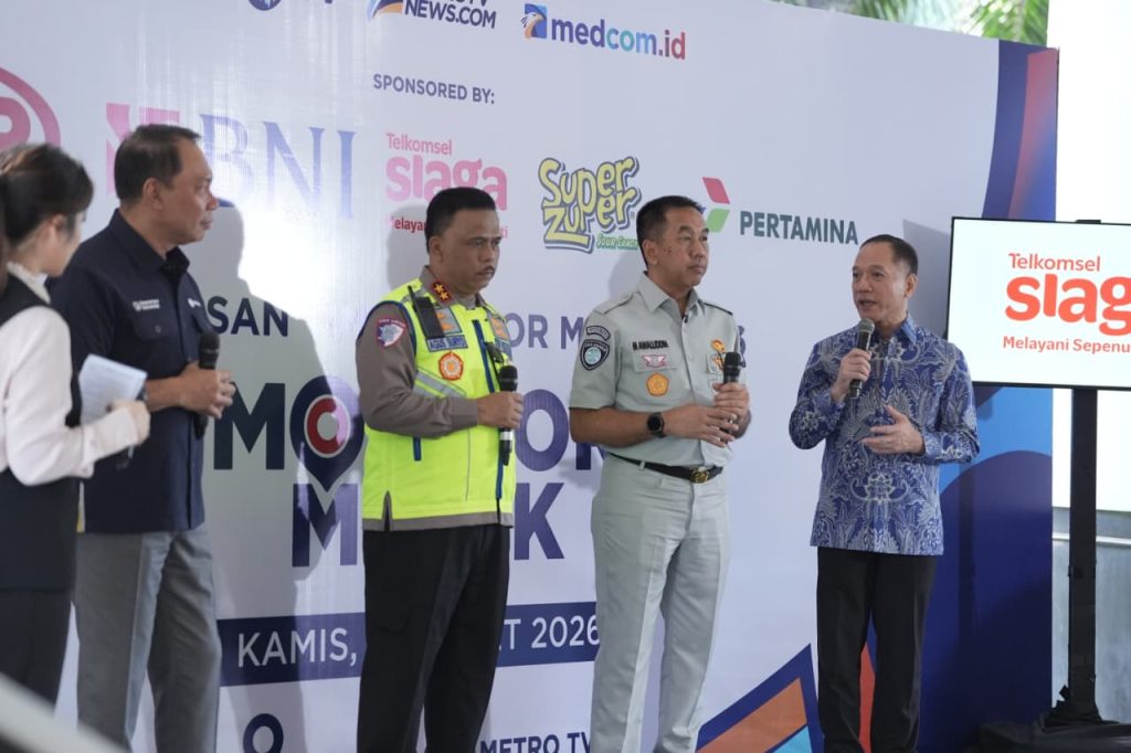 Kakorlantas Polri Resmi Lepas Tim Monitor Mudik Metro TV 2026