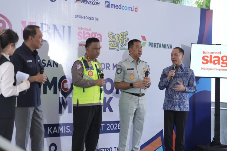 Kakorlantas Polri Resmi Lepas Tim Monitor Mudik Metro TV 2026