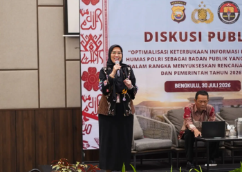 Diskusi Publik Divhumas Polri di Bengkulu: Optimalisasi Layanan Informasi Publik Demi Indonesia Emas 2045