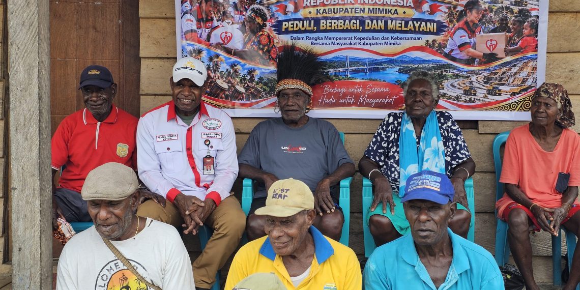 BMP RI DPC Mimika Salurkan Sembako, Wujud Kepedulian dan Dukungan bagi Masyarakat Iwaka