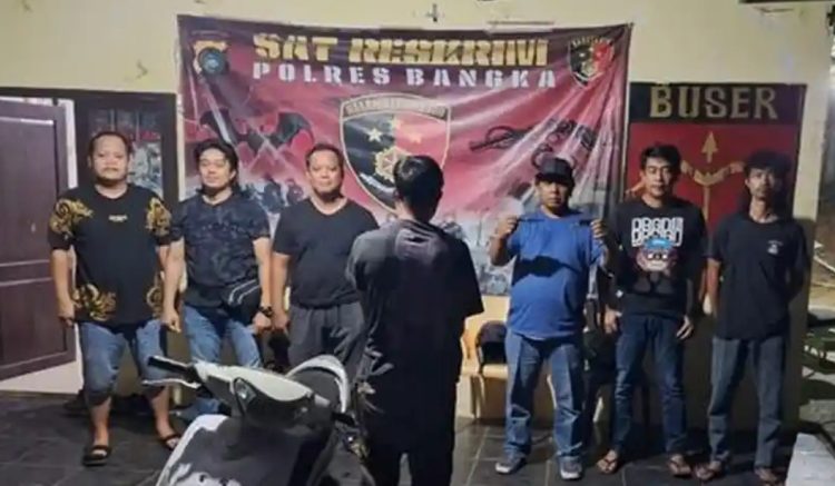 Sinergi Lintas Polres, Tim URC Kelambit Polres Bangka Amankan Pelaku Penikaman di Mentok #ReserseBekerja