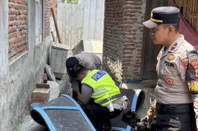 Tiba di Lokasi Dibawah 30 Menit, Aksi Nyata URC Polres Tegal #ReserseBekerja