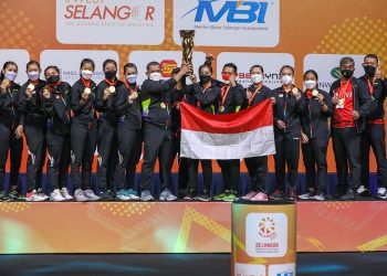 Presiden Jokowi soal Indonesia Juara BATC: Selamat kepada Para Pejuang Bulu Tangkis…