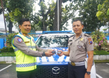 Korlantas Polri Kirim 8 Kendaraan Patroli untuk Perkuat Penanganan Bencana di Sumut