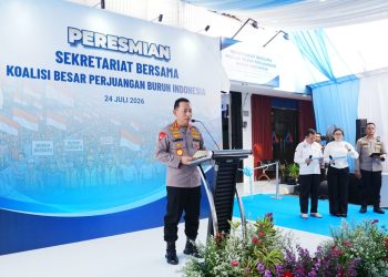 Jaga Stabilitas Nasional, Kapolri Ajak Elemen Buruh Wujudkan Indonesia Emas 2045